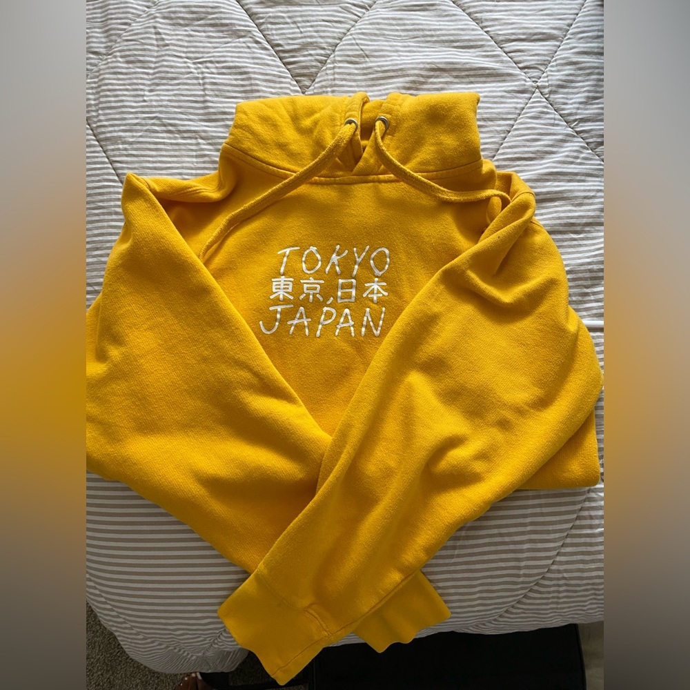 Yellow Hoodie, brand is SCW, size S